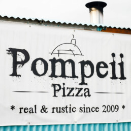 Pompeii pizza trailer at Wave Crest, Caherdaniel